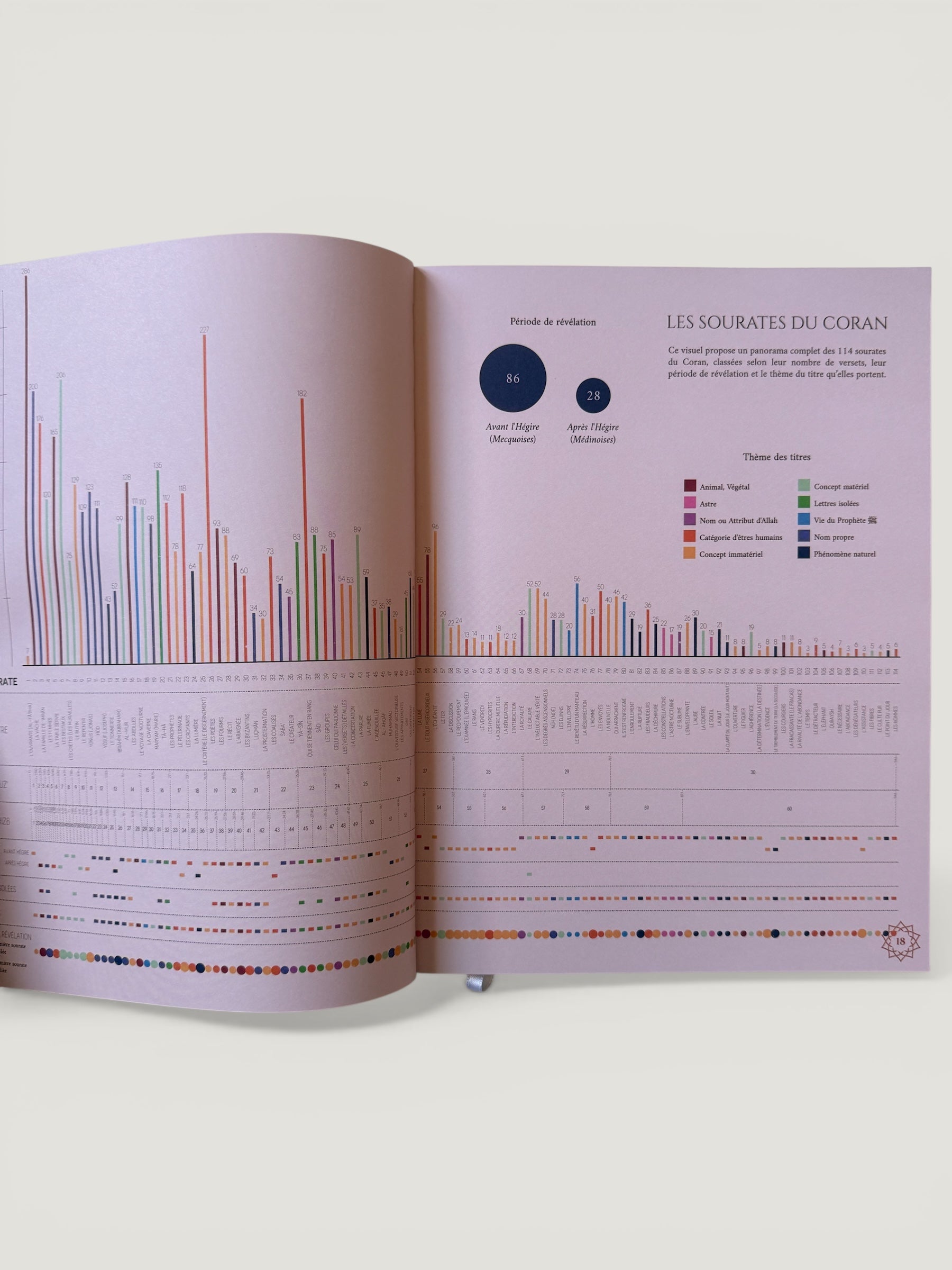 Infographie du Saint Coran