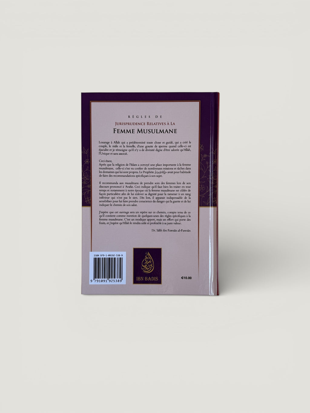 Règles de Jurisprudence relatives à la femme musulmane