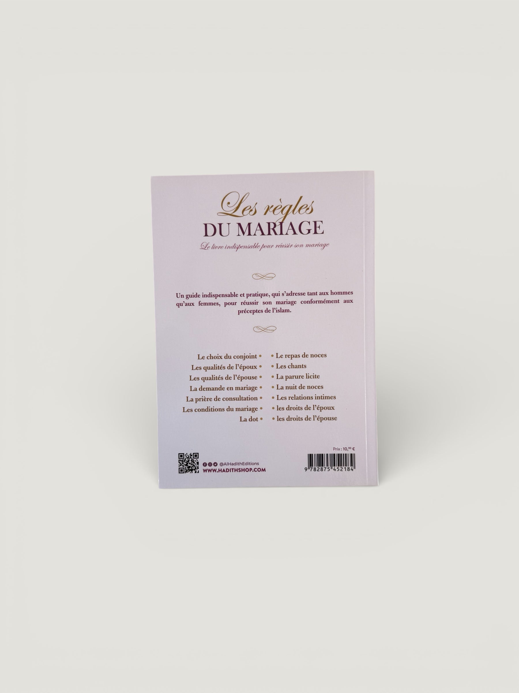 Les règles du mariage