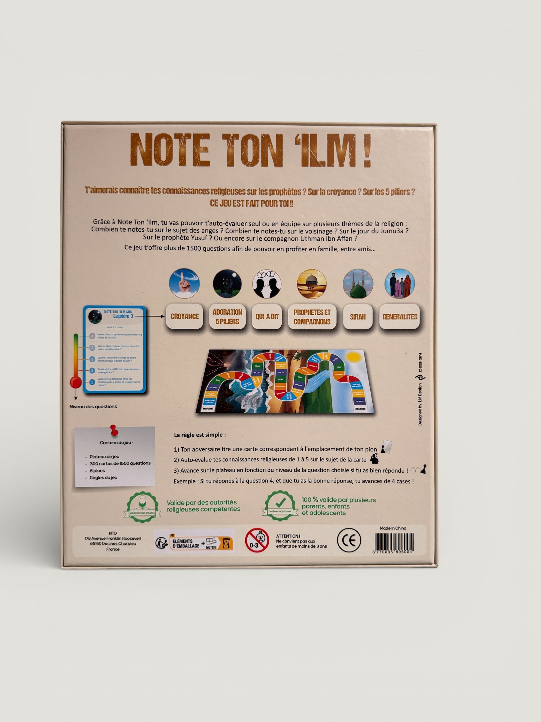 Jeu de société - Note ton ‘ilm