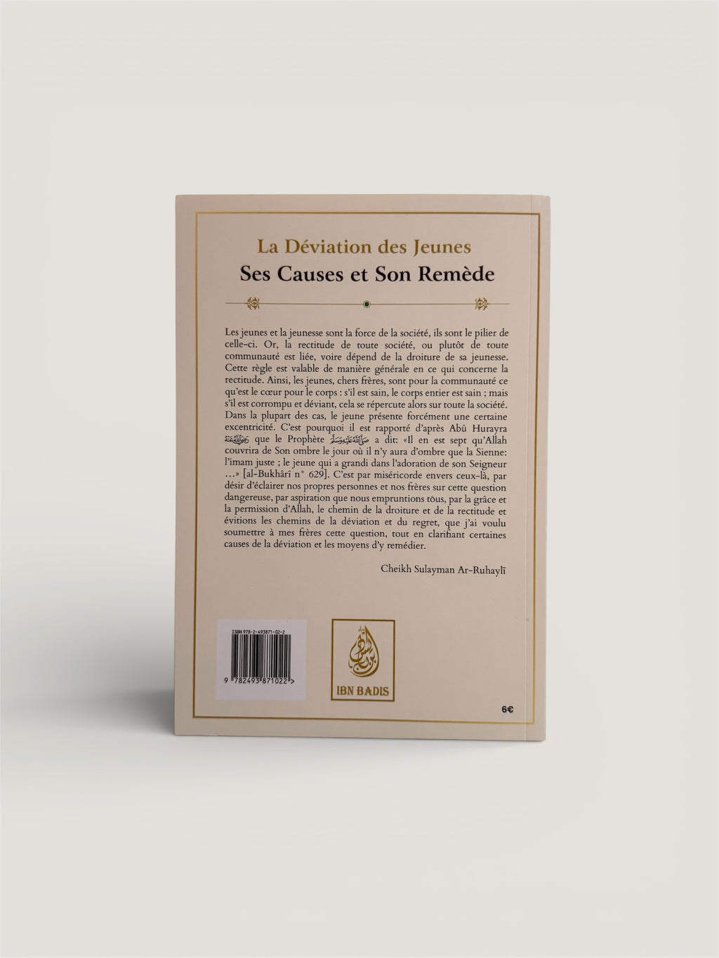 La déviation des jeunes Ses causes et Son remède